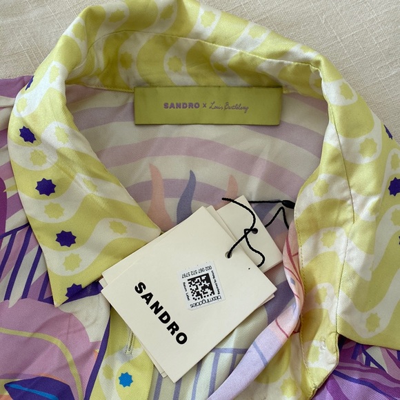 NWT Sandro x Louis Barthelemy Silk Set - Picture 7 of 13